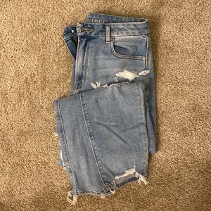 American Eagle Ripped Mom Jean